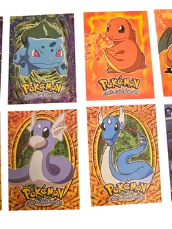 1999 Pokemon Topps TV Animation Series 1, 2 And 3 / LOT of 10 / Blue Logo - Image 4