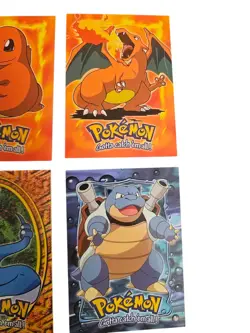 1999 Pokemon Topps TV Animation Series 1, 2 And 3 / LOT of 10 / Blue Logo - Image 5