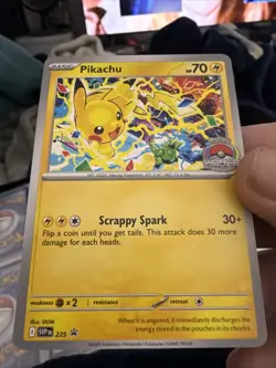 Pikachu Promo - 2025 World Championships - SVP EN 225 Pokemon Worlds 115 - Image 1
