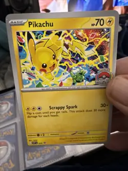 Pikachu Promo - 2025 World Championships - SVP EN 225 Pokemon Worlds 115 - Image 2
