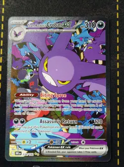 2025 POKEMON DRI SPECIAL ILLUSTRATION RARE #234 TEAM ROCKET'S CROBAT EX - Image 1