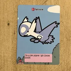 Latioie Pokiebubies V2 1st Edition Fan Art 161 Chef Ken Lee Pokemon Latios - Image 1