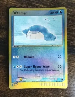 Pokemon Wailmer 83/100 EX Sandstorm Reverse Holo Rare - Image 1