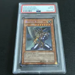 BUSTER BLADER Yugioh 2003 Booster Tin 1st Ed BPT-008 English PSA 8 wow BGS CGC - Image 2