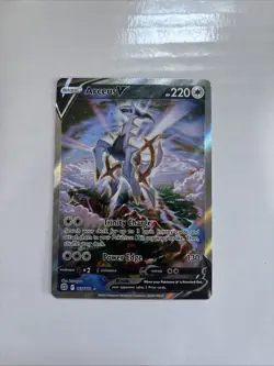 Pokemon TCG Arceus v Alternate Art Holo Ultra Rare Card 166/172 Brilliant Stars - Image 1