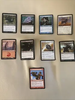 Magic The Gathering Deckmaster Lot Of 9 Cards - Image 1