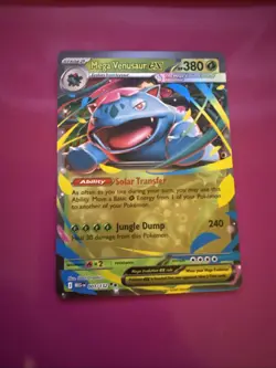 Mega Venusaur EX 003/132 Full Art NM/M Mega Evolution Pokemon Card - Image 1