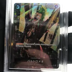 One Piece Card BGS 10 Bartolomeo OP04-089 R Parallel Japanese [10] - Image 3