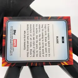 Marvel Card Blade 126 Blue Green Shimmer /199 Topps Chrome 2025 [NM] - Image 4