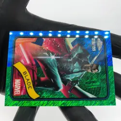 Marvel Card Blade 126 Blue Green Shimmer /199 Topps Chrome 2025 [NM] - Image 5