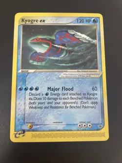 Kyogre EX Promo 001 Pokemon Trading Card E Reader - Image 1