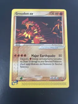 Groudon EX Promo 002 Pokemon Trading Card E Reader - Image 1