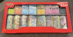 Pokemon TCG Prismatic Evolutions Costco 8 Mini-Tin Bundle & Promo Cards (Sealed) - Image 1
