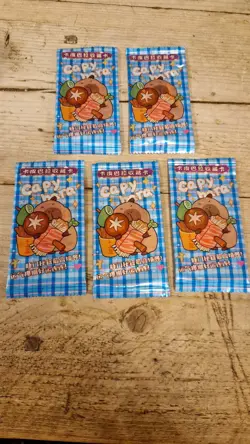 Capybara Trading Cards X 5 Packs Of 6 Cards - Brand New And Sealed. - Image 1