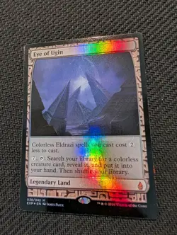 Magic the Gathering Eye of Ugin Foil Card Zendikar Expeditions - Image 1