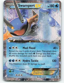 Swampert EX XY55 XY Holo Promo Pokemon card - Image 1
