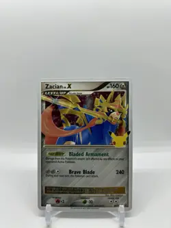Zacian LV. X SWSH135 SWSH: Sword & Shield Promo Cards Holo Celebrations Stamped - Image 1