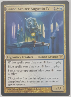 Magic The Gathering - Grand Arbiter Augustin IV Card - Dissension - Image 1