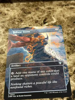 FELLWAR STONE Magic the Gathering MTG Commander Masters Borderless - Image 1