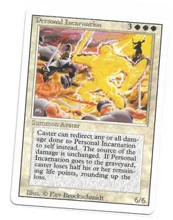 Magic the Gathering ~ MTG ~ 1x Personal Incarnation ~ LP ~ REVISED - Image 1