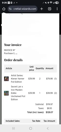 MTG Secret Lair x Artist Series: Kieran Yanner Foil Edition [PRESALE] COMFIRMED - Image 2
