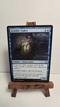 1x Invisible Stalker Zendikar Rising Commander MTG Magic the Gathering NM 27 Bud - Image 1