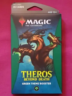 Magic The Gathering THEROS BEYOND DEATH New Sealed GREEN THEME BOOSTER Pack MTG - Image 1