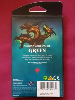Magic The Gathering THEROS BEYOND DEATH New Sealed GREEN THEME BOOSTER Pack MTG - Image 2