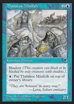 MTG 4x Thalakos Mistfolk Blue Illusion TEMPEST Near Mint Magic the Gathering - Image 1