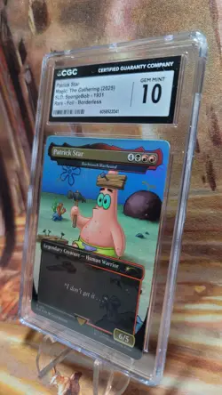 MTG Patrick Star #1931 🌈 Foil Borderless SLD SpongeBob CGC 10 - Image 4