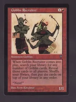 MTG Visions Goblin Recruiter - Image 1