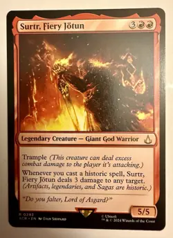 Surtr, Fiery Jotun - MTG - Near Mint (Universes Beyond: Assassin's Creed) - Image 1