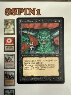 MTG Juzam Djinn Arabian Nights - Image 1