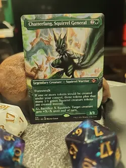 MTG Chatterfang, Squirrel General - Borderless art - Modern Horizons 2 #316 - Image 1