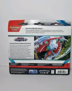 Pokemon TCG Paradox Rift Triple Pack Blister Ceitan - 3 Booster Packs & Promo - Image 2