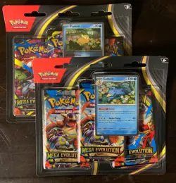 Pokemon TCG Mega Evolution 3 Pack Blister - Set of Two - Image 1