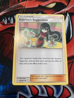 Pokemon TCG Sabrinas Suggestion Sun & Moon - Team Up 154/181 Regular Uncommon-NM - Image 1