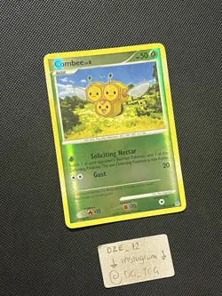 Pokemon Diamond & Pearl Base - Combee LV.8 - 79/130 - Reverse Holo - VLP/NM - Image 3
