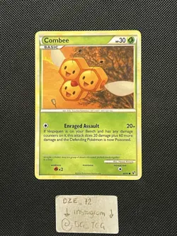 Pokemon HGSS Undaunted - Combee - Non Holo Common - 44/90 - NM - Image 1