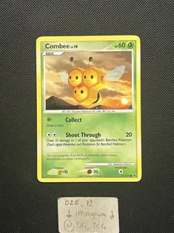 Pokemon Platinum 2009 - Combee Lv.19 - 71/127 - Non Holo Common - NM/VLP - Image 1
