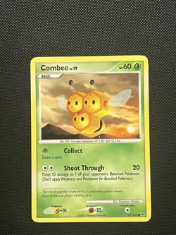 Pokemon Platinum 2009 - Combee Lv.19 - 71/127 - Non Holo Common - NM/VLP - Image 2