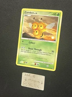 Pokemon Platinum 2009 - Combee Lv.19 - 71/127 - Non Holo Common - NM/VLP - Image 4