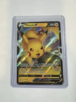 Pikachu V 043/185 - SWSH: Vivid Voltage Ultra Rare - Pokemon TCG (NM) - Image 1