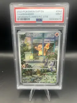 Pokemon Center Obsidian Flames Charmander Stamped Promo Psa 9 - Image 1