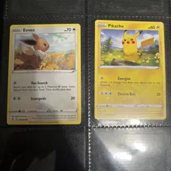 Pokemon Evolving Skies Eevee and Pikachu - Image 1