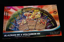 Pokemon TCG Blaziken ex & Volcanion ex Premium Collection Box Scarlet & Violet - Image 1