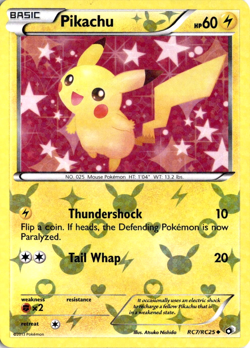 Pikachu RC7/RC25 Pokemon Legendary Treasures Radiant Collection LP - Image 1