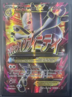 M Mewtwo EX Full Art 160/162 Pokemon XY Breakthrough Mega Mewtwo - Image 3