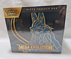 Pokemon TCG Mega Evolution Elite Trainer Box Lucario ETB New W/Flaw - Image 1