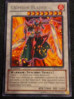 LP x 1 Crimson Blader - CBLZ-EN093 - Rare - 1st Edition CBLZ Cosmo Bl - Image 1